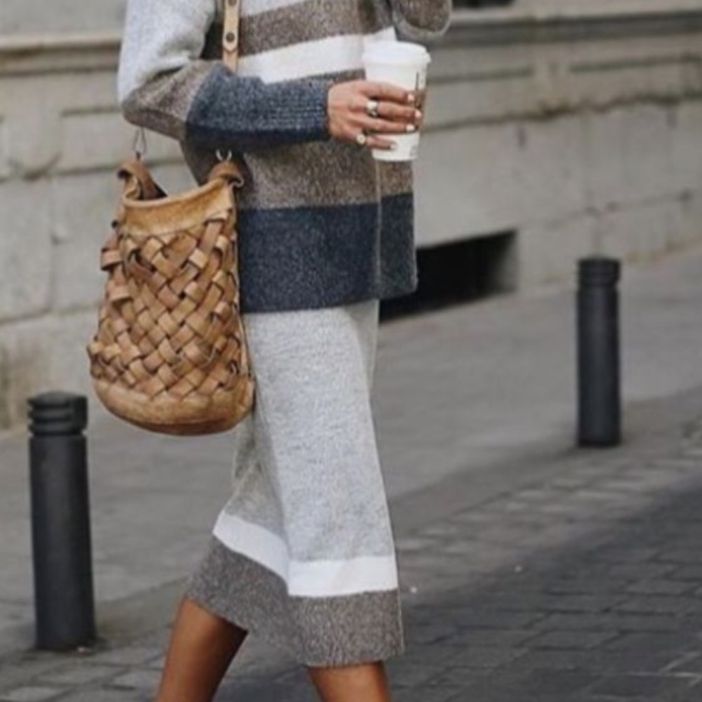 Massimo Dutti sweater skirt set NWT Medium